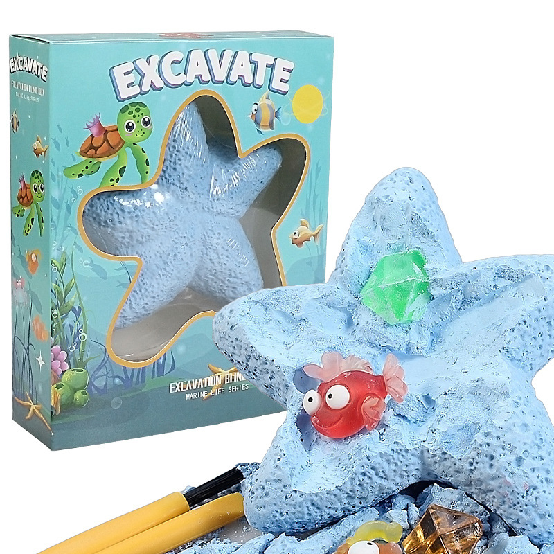Science Kit - Starfish Marine Life Gemstone Dig Kit