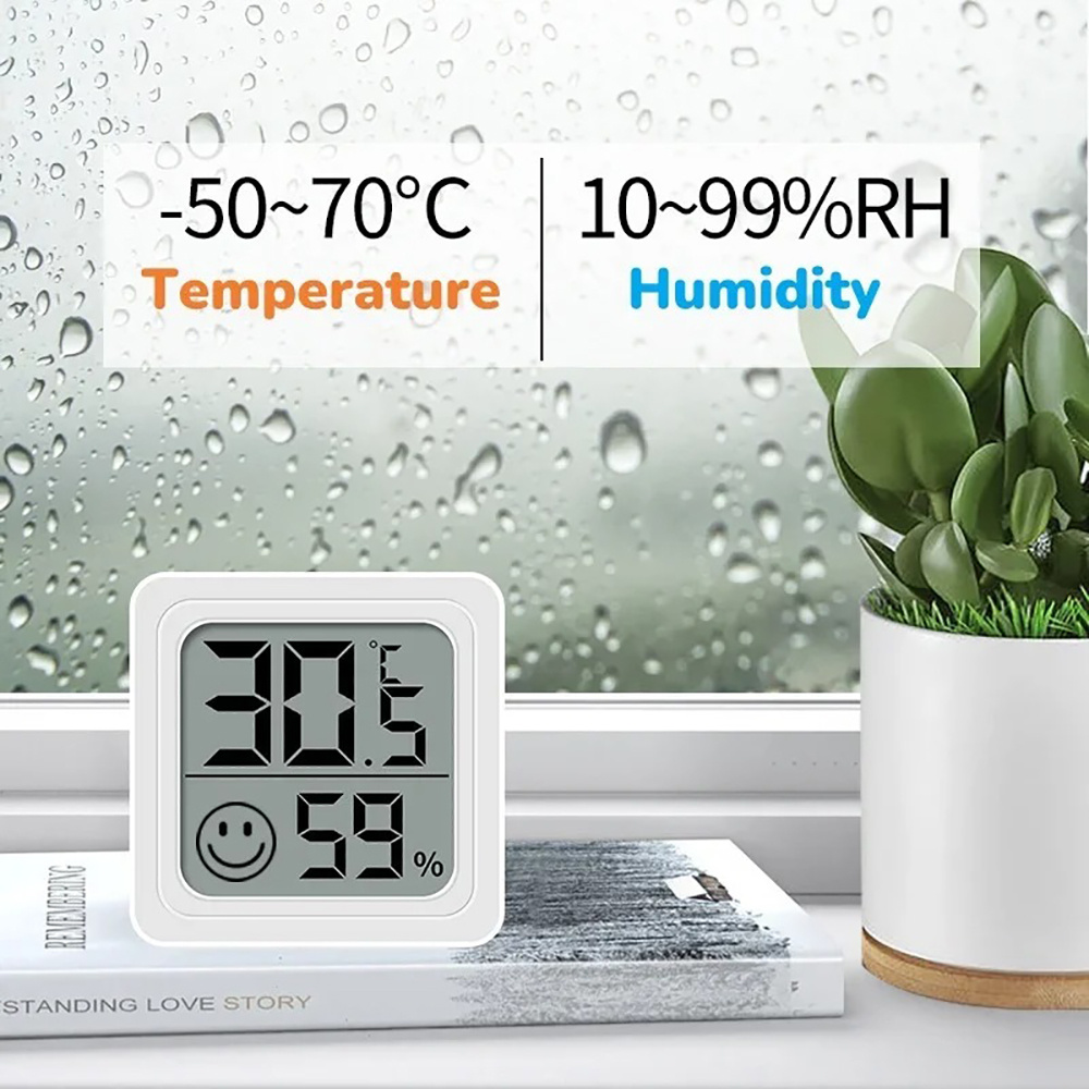 Portable LCD Digital Thermomet - Weather Station Indoor บทวิจารณ์และราคา