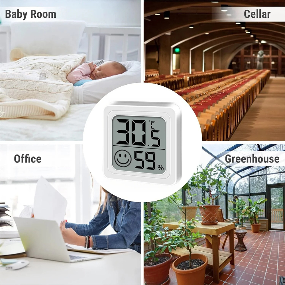 Portable LCD Digital Thermomet - Weather Station Indoor บทวิจารณ์และราคา