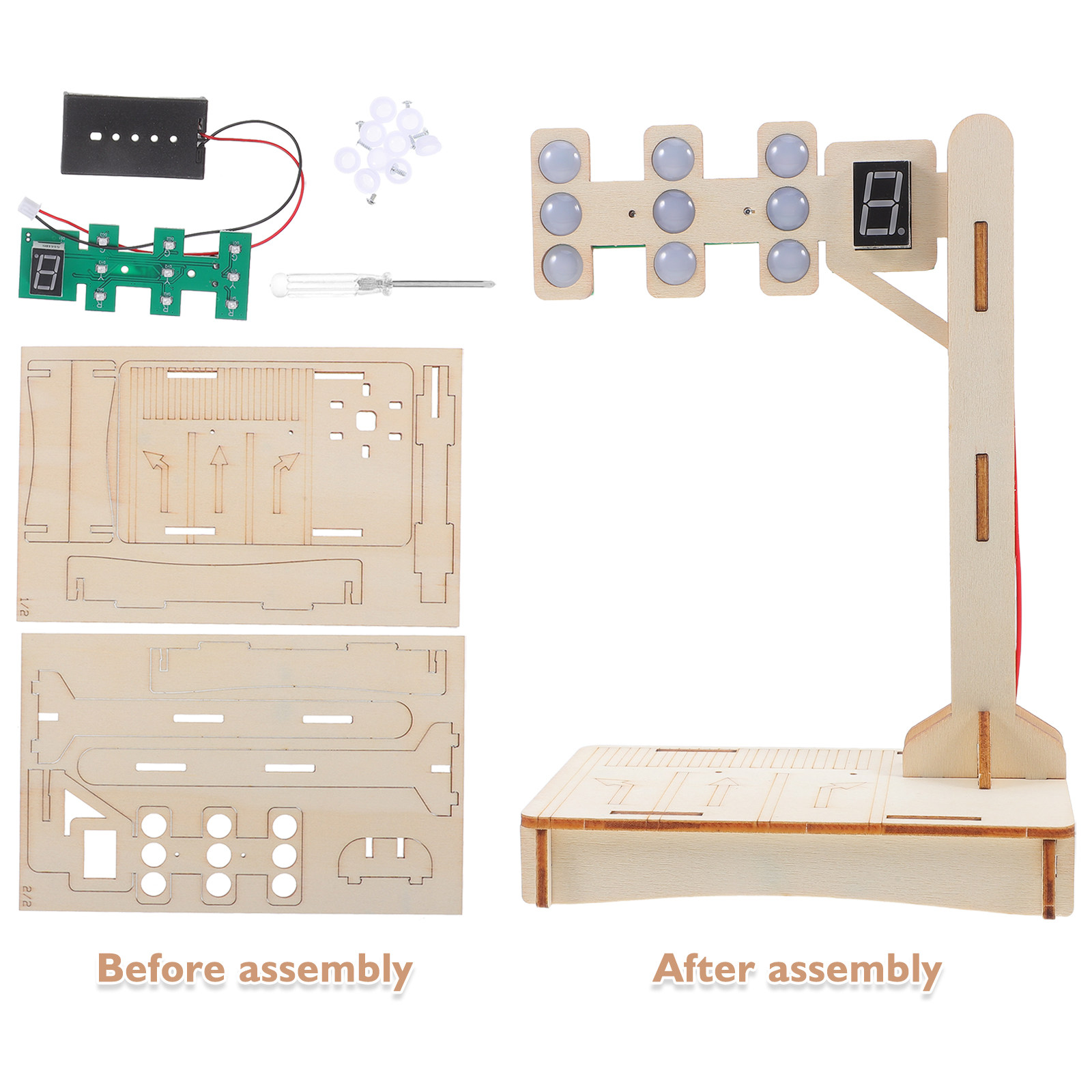 1Set Traffic Signal Science Ki - Science Kit บทวิจารณ์และราคา
