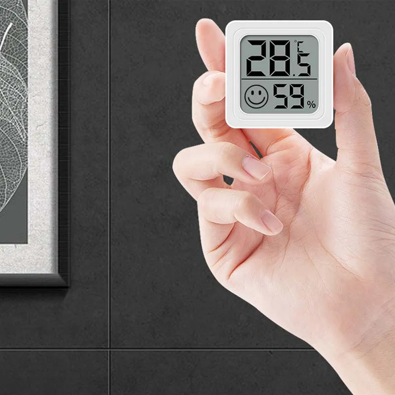Mini LCD Digital Thermometer H - Weather Station Indoor บทวิจารณ์และราคา