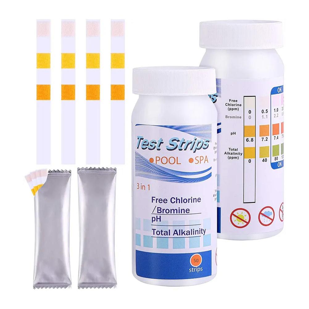 50pcs Chlorine PH Test Strips  - Ph Strip Test บทวิจารณ์และราคา