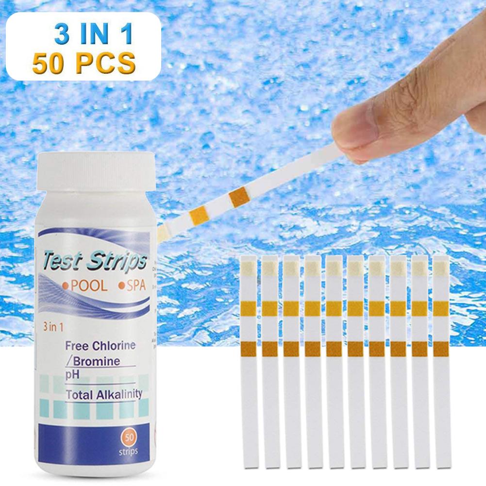 50pcs Chlorine PH Test Strips  - Ph Strip Test บทวิจารณ์และราคา