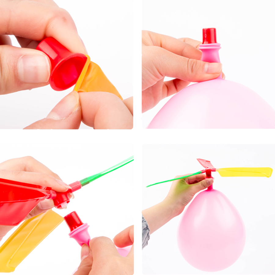 3/6/9sets Balloon Propeller He - Science Kit บทวิจารณ์และราคา