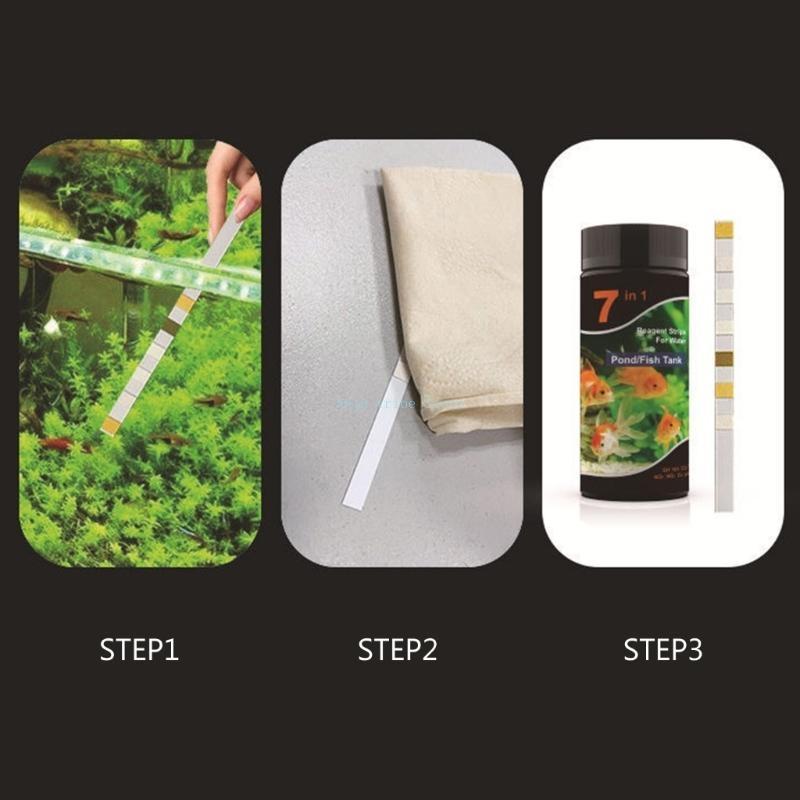 New 7 in 1 Aquarium Swimming P - Ph Strip Test บทวิจารณ์และราคา