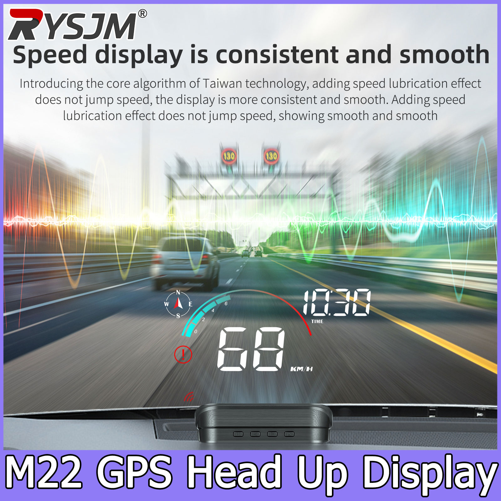 M22 Car GPS HUD Head Up Displa - Anemometer Wind Speed บทวิจารณ์และราคา