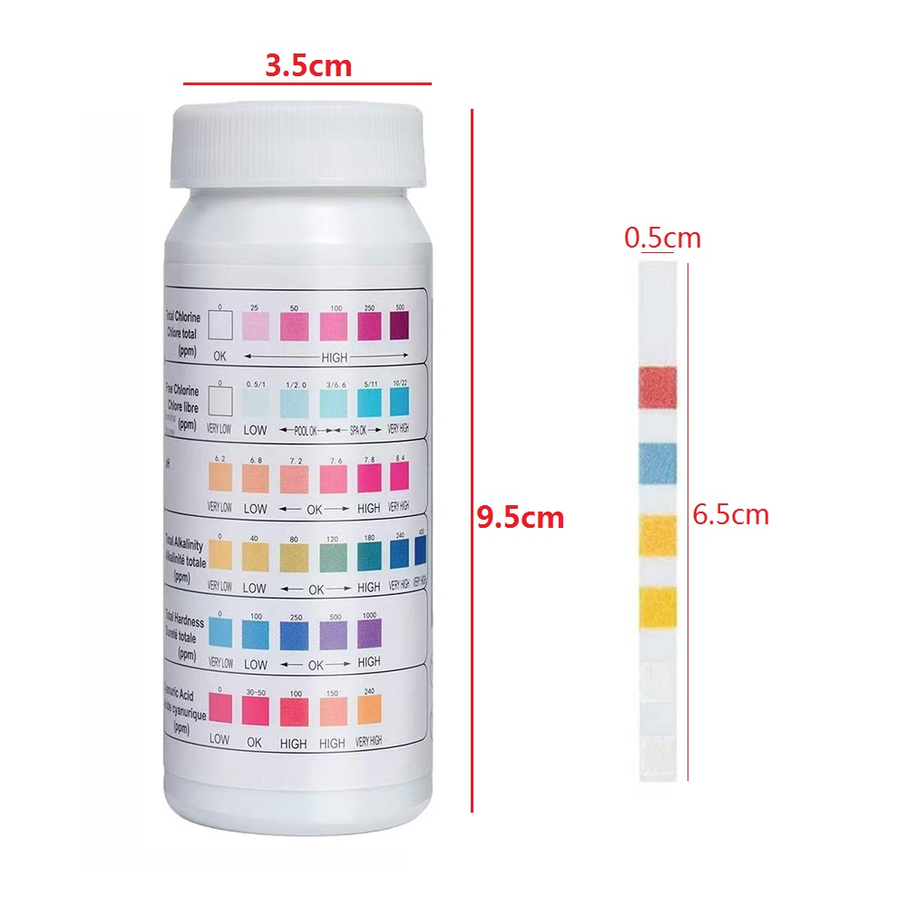 50pcs/Bottle Multipurpose 6 in - Ph Strip Test บทวิจารณ์และราคา