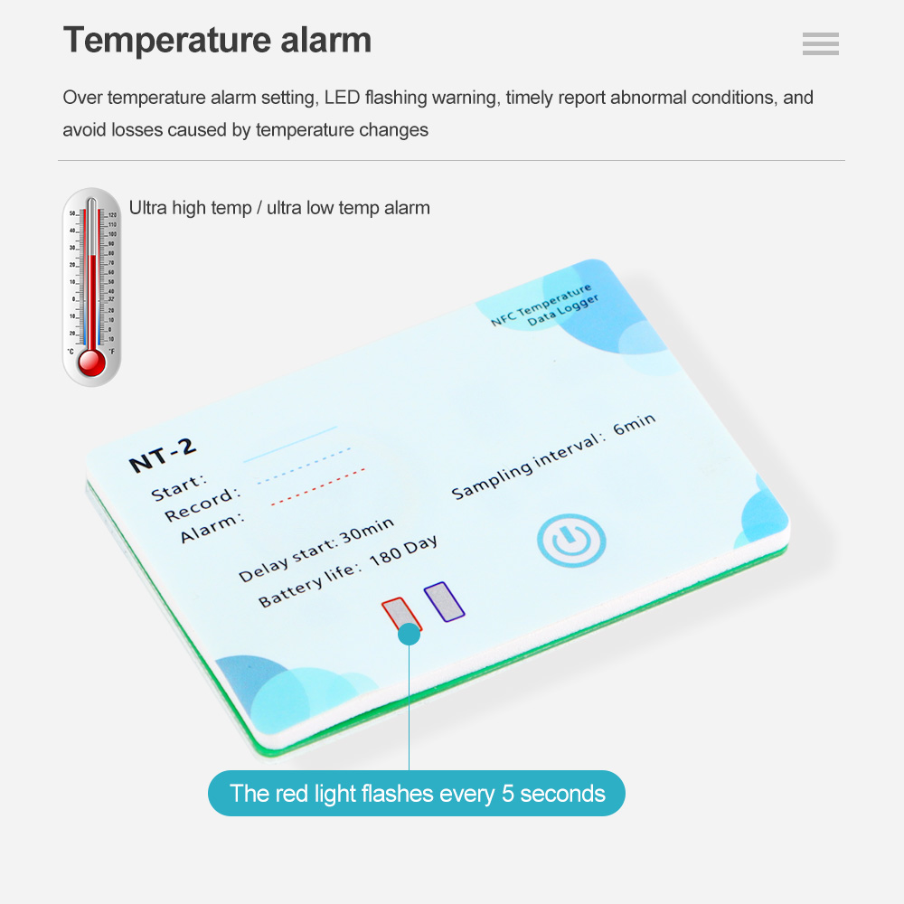 NFC Induction Temperature Logg - Weather Station Indoor บทวิจารณ์และราคา