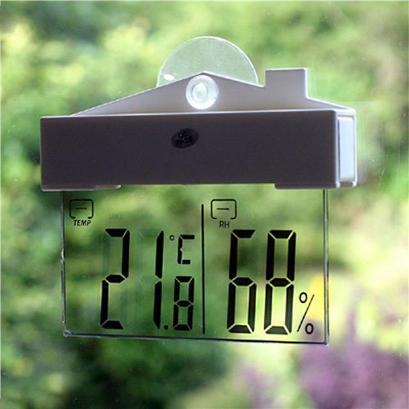 Digital Window Thermometer Hyd - Weather Station Indoor บทวิจารณ์และราคา