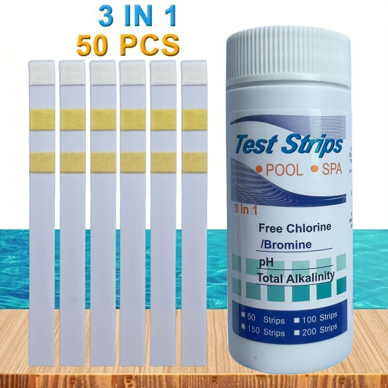 Chlorine PH Test Strips SPA Sw - Ph Strip Test บทวิจารณ์และราคา