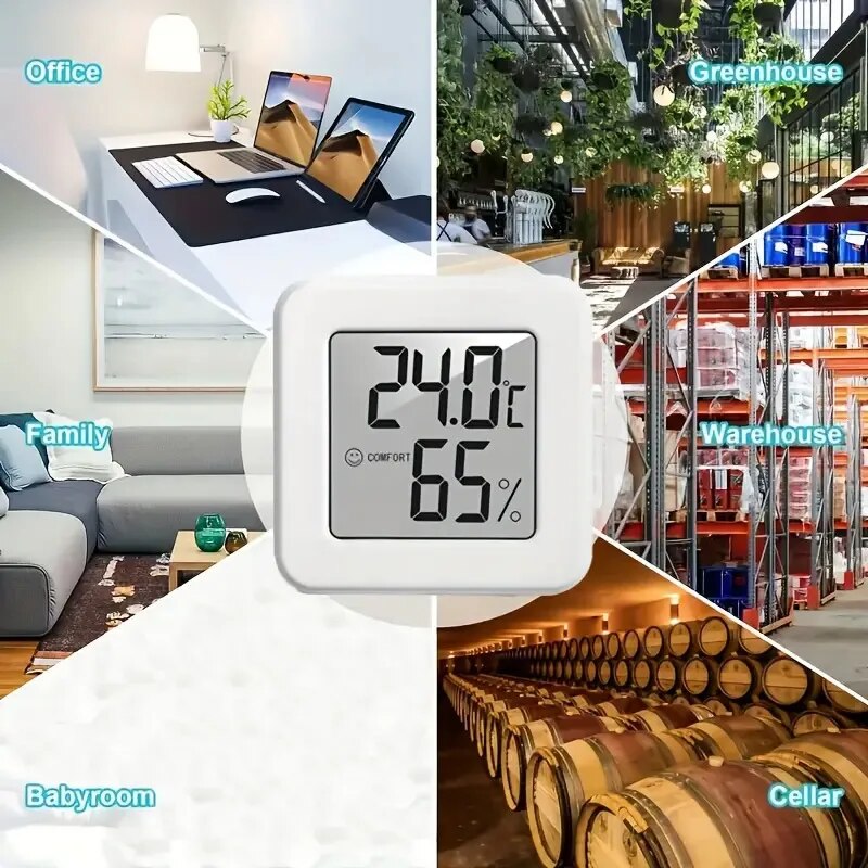 Digital Hygrometer Thermometer - Weather Station Indoor บทวิจารณ์และราคา