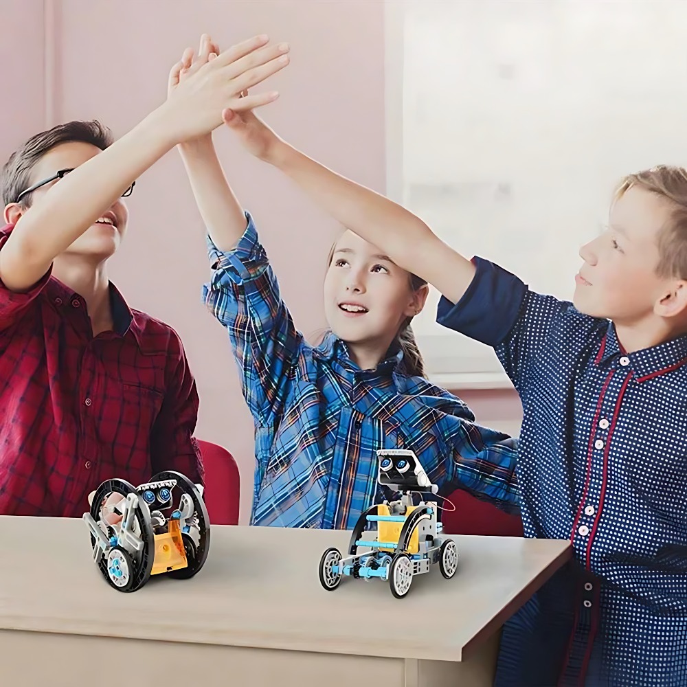Solar Robot Building Blocks 12 - Science Toys Diy บทวิจารณ์และราคา