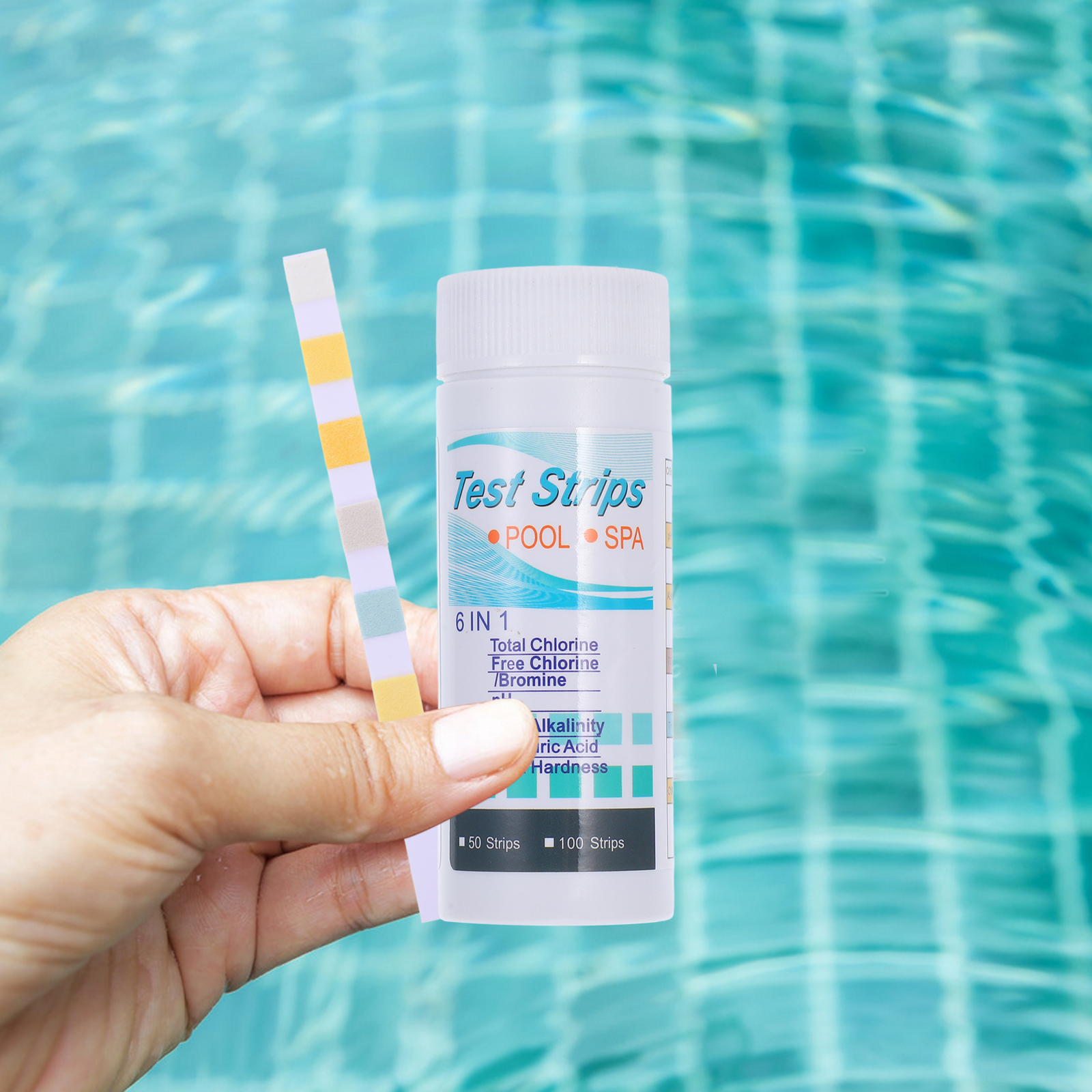 50Pcs Pool PH Test Strips 6 in - Ph Strip Test บทวิจารณ์และราคา