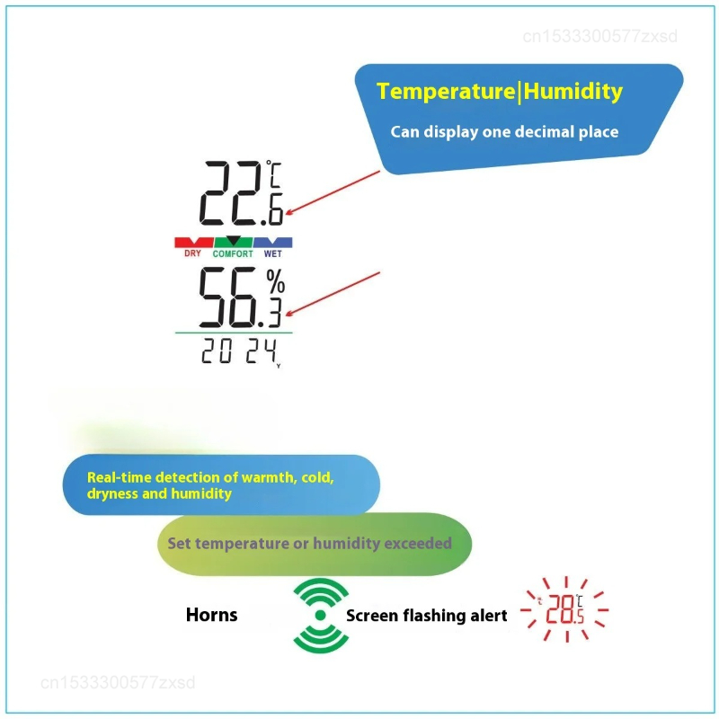 Outdoor Lcd Digital Thermomete - Weather Station Indoor บทวิจารณ์และราคา