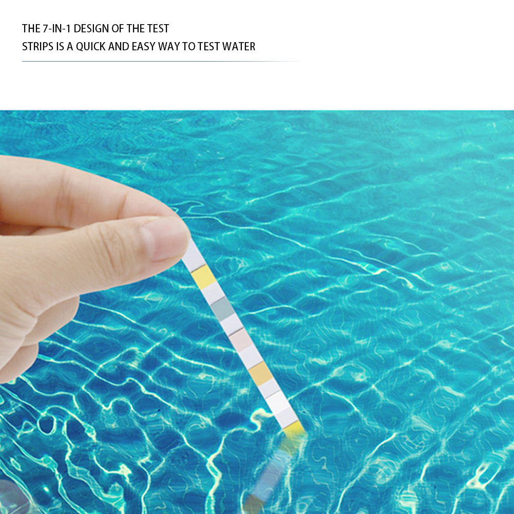 7 in 1 Swimming Pool PH Test P - Ph Strip Test บทวิจารณ์และราคา
