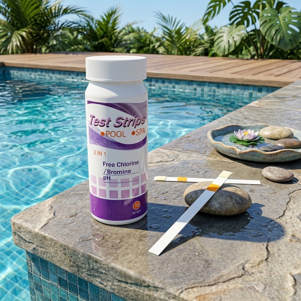 2 in 1 Pool and Spa Test Strip - Ph Strip Test บทวิจารณ์และราคา