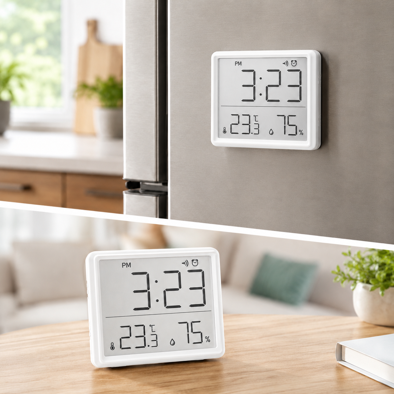Multifunction Thermometer Hygr - Weather Station Indoor บทวิจารณ์และราคา