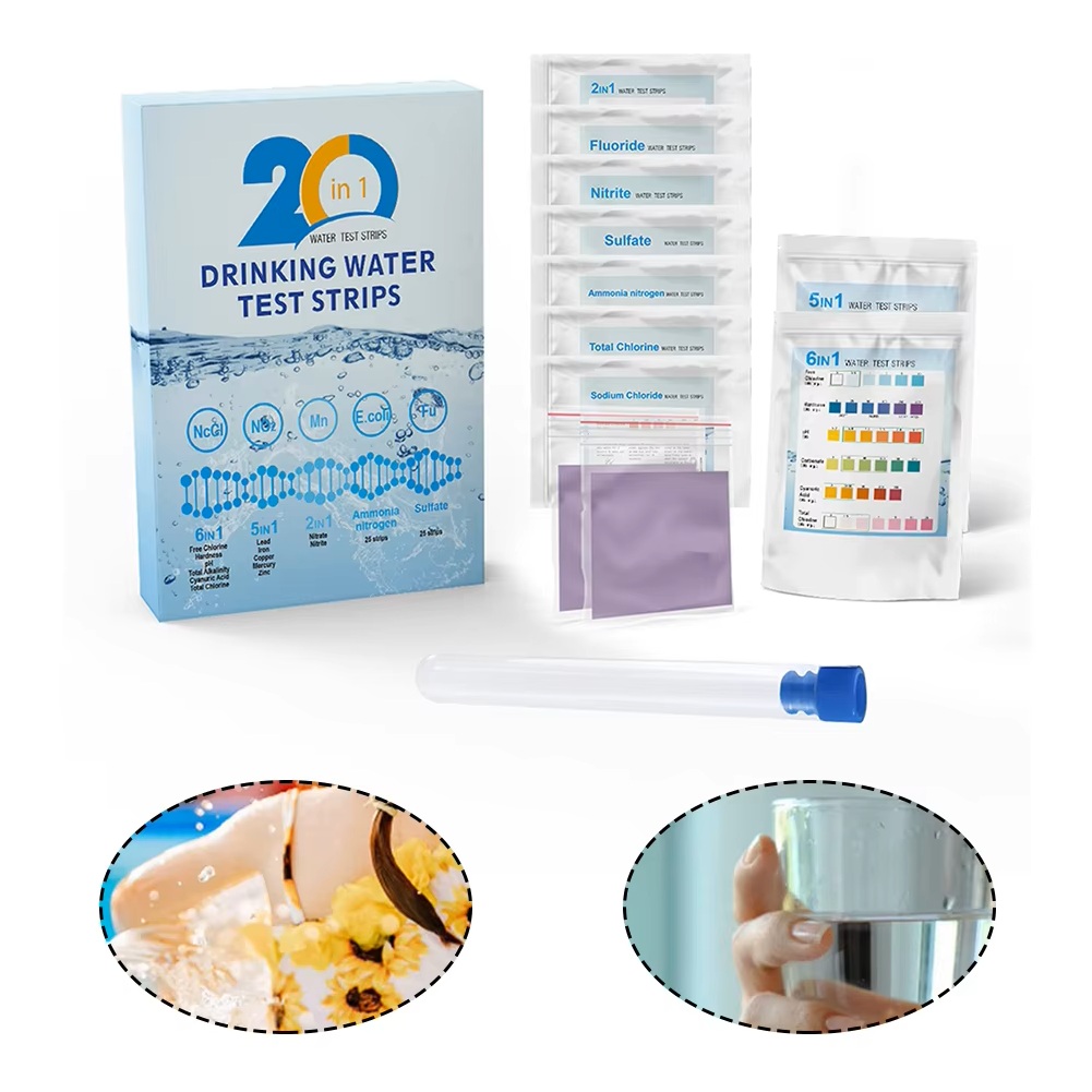 YAGO 20 in 1 Water Test Strips - Ph Strip Test บทวิจารณ์และราคา