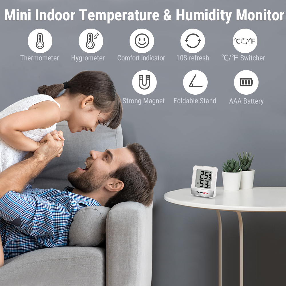 ThermoPro TP49 Mini Weather St - Weather Station Indoor บทวิจารณ์และราคา