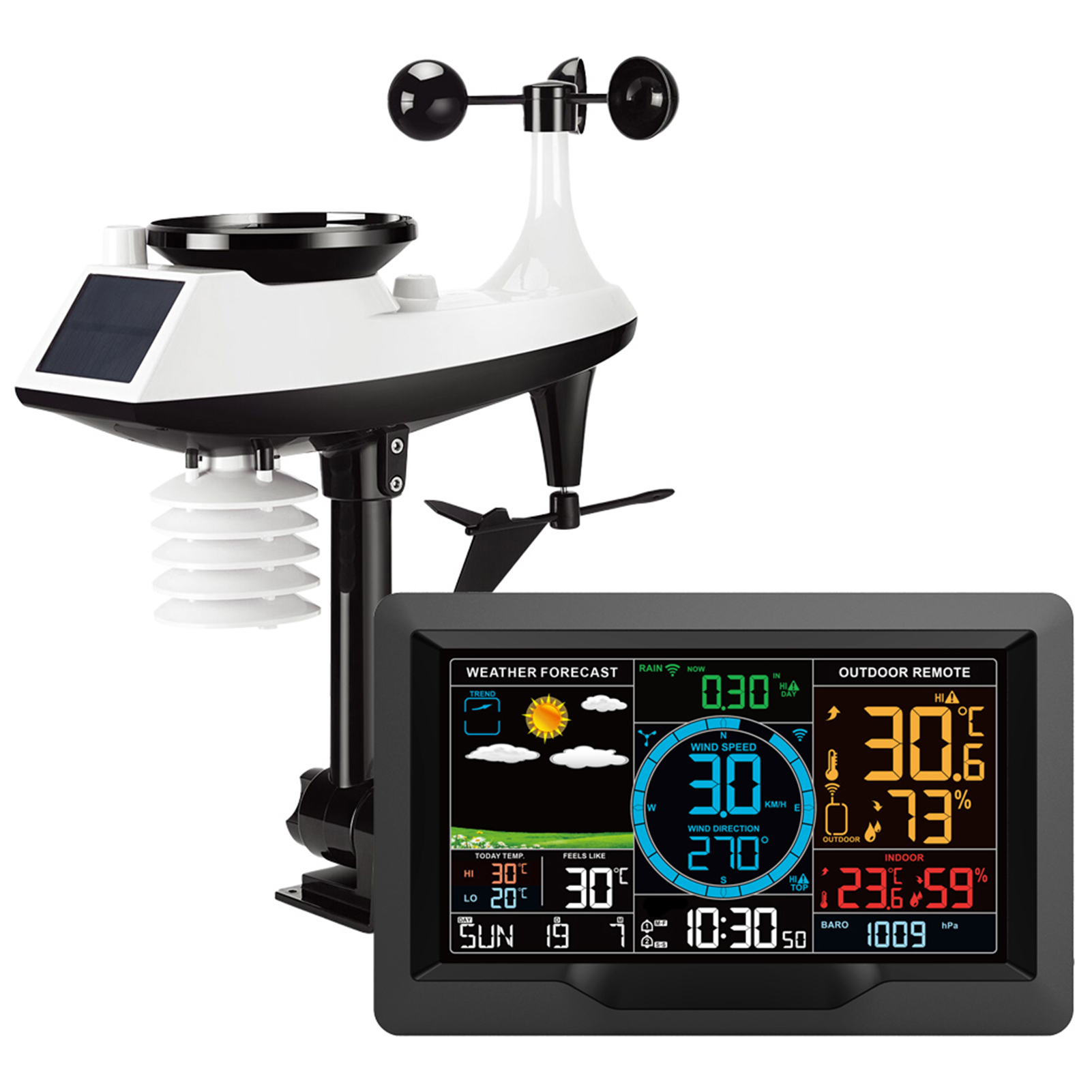 FJ3395TY /FJ3390A Weather Stat - Weather Station Indoor บทวิจารณ์และราคา