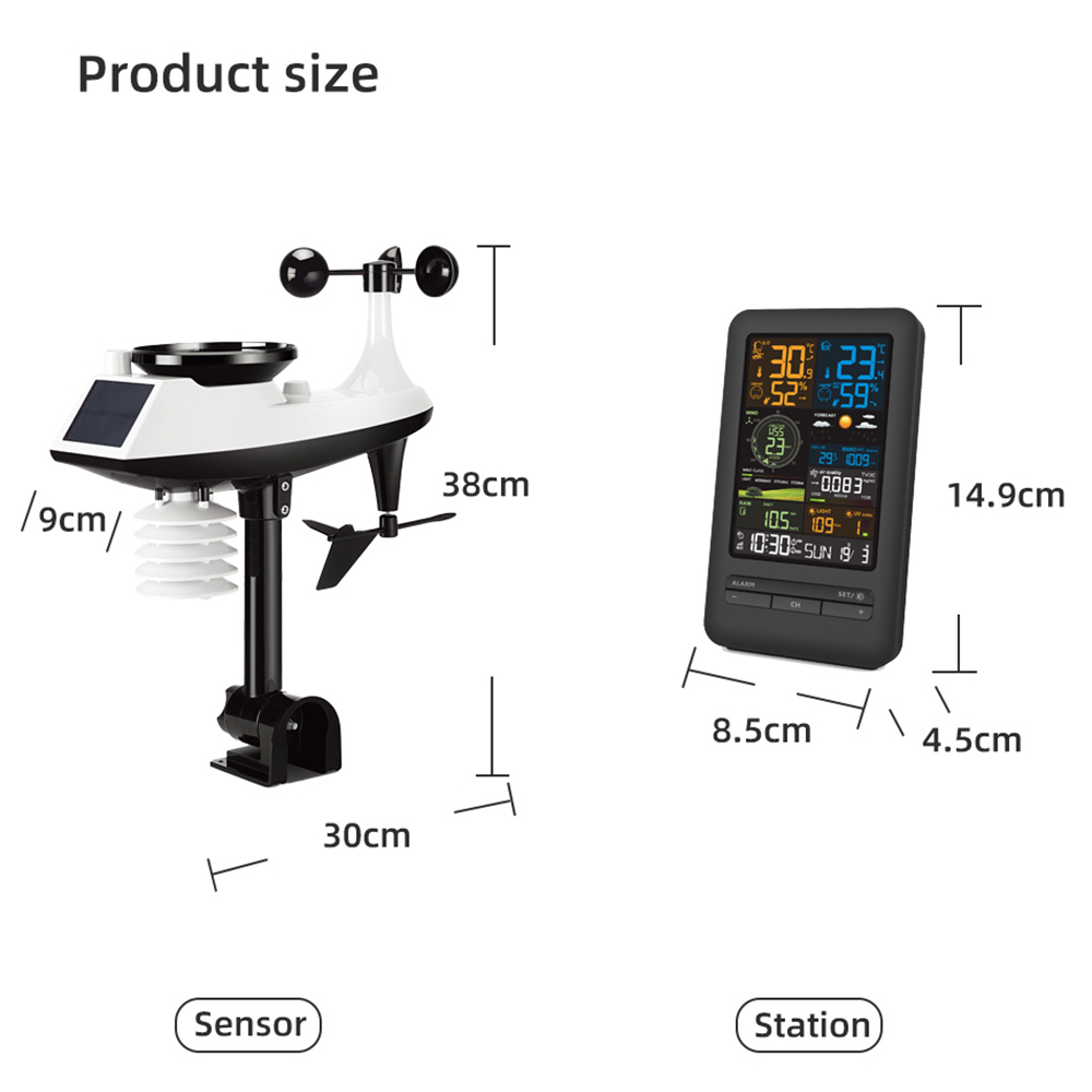 FJ3395TY /FJ3390A Weather Stat - Weather Station Indoor บทวิจารณ์และราคา