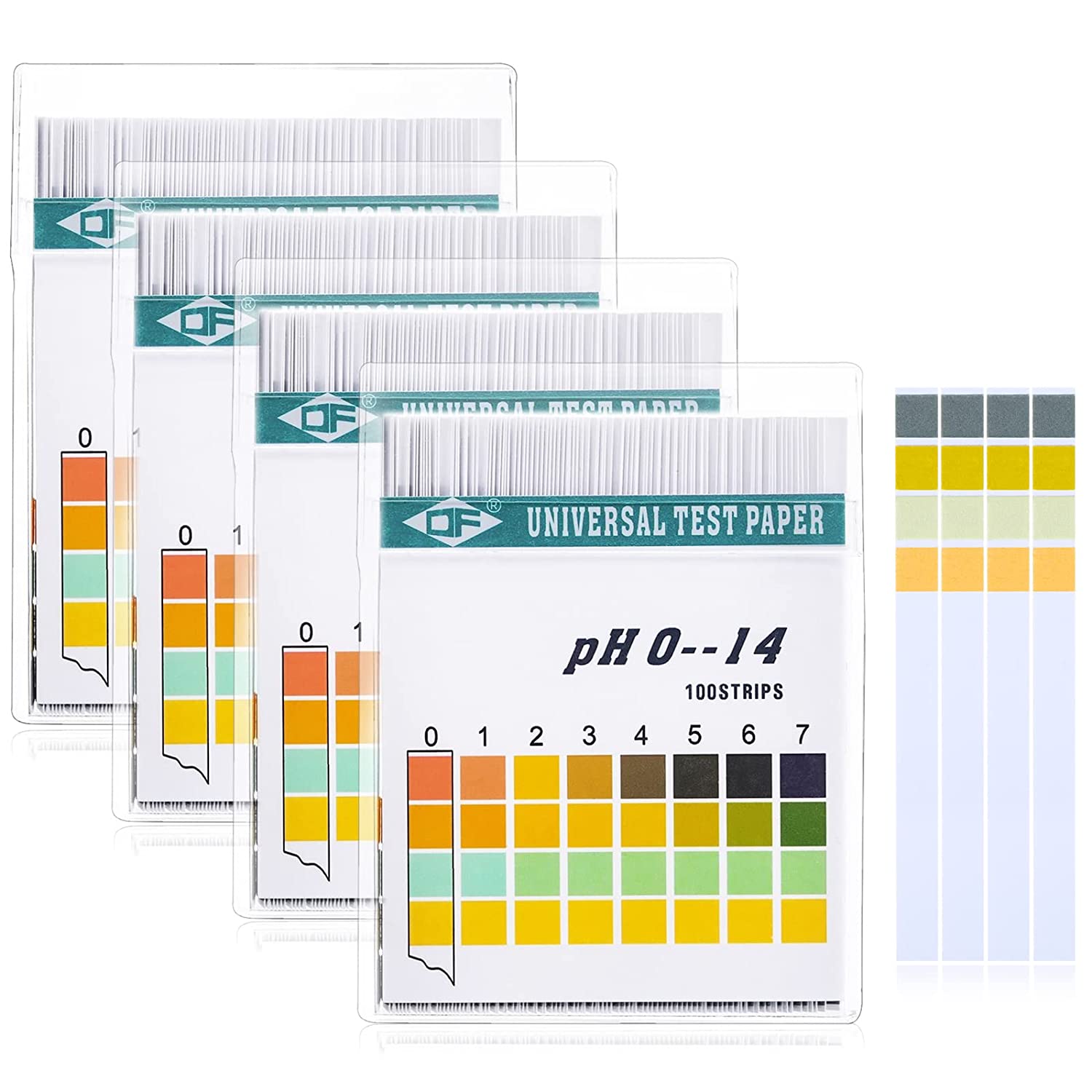 100 Strips 0-14 PH Alkaline Ac - Ph Strip Test บทวิจารณ์และราคา