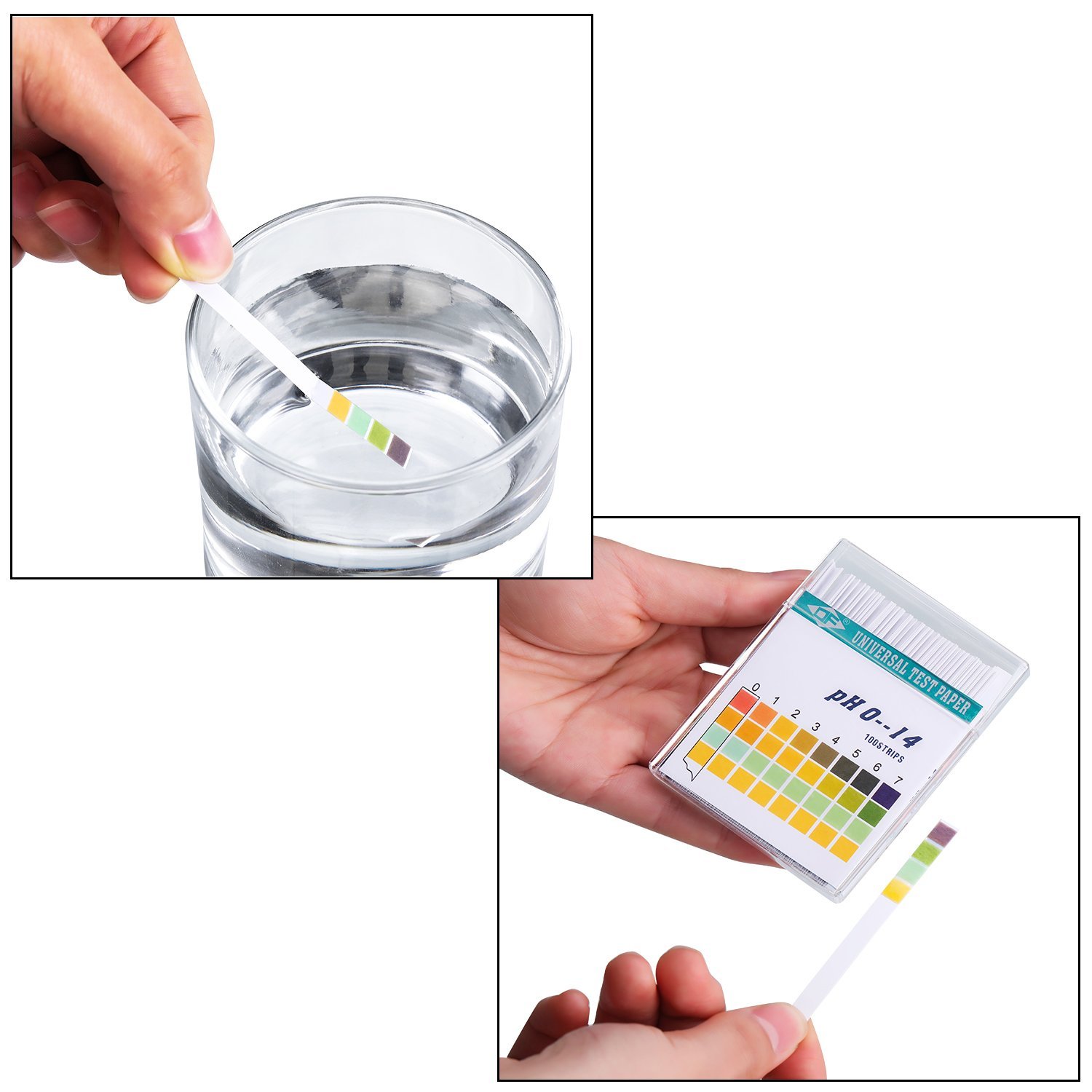 100 Strips 0-14 PH Alkaline Ac - Ph Strip Test บทวิจารณ์และราคา