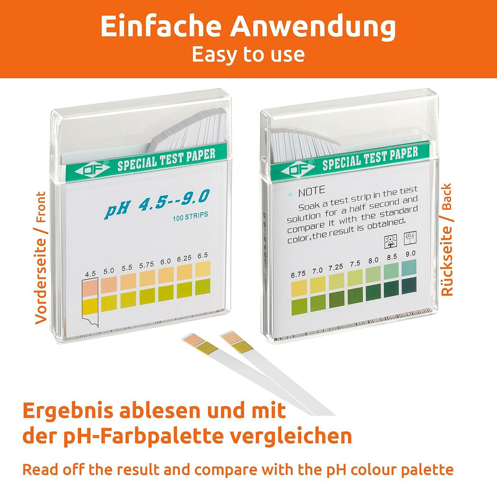 100Pcs PH Paper Strips Kit Hou - Ph Strip Test บทวิจารณ์และราคา
