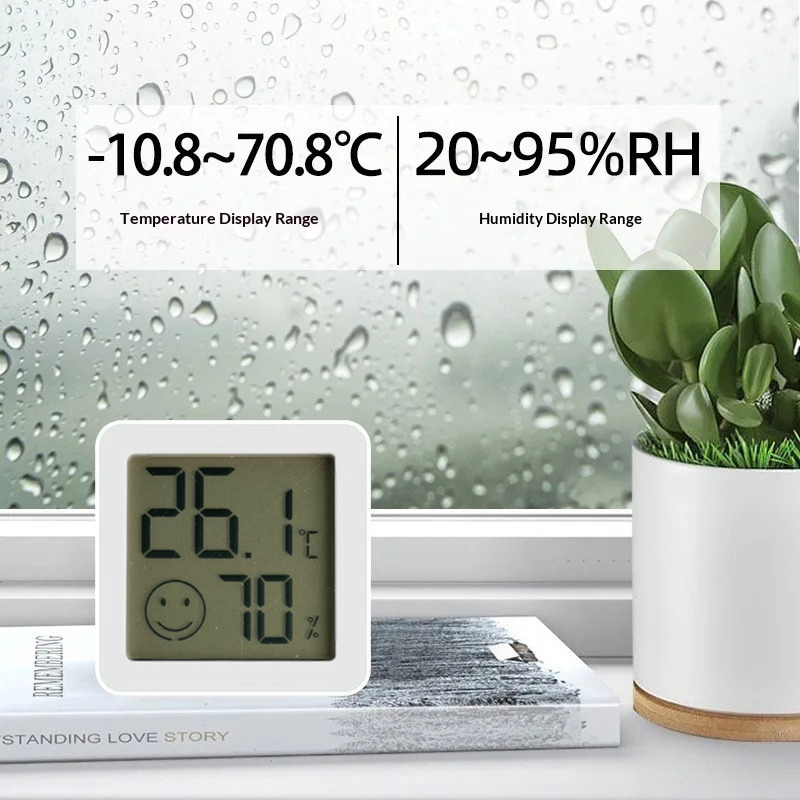 1/3pcsMini LCD Digital Thermom - Weather Station Indoor บทวิจารณ์และราคา