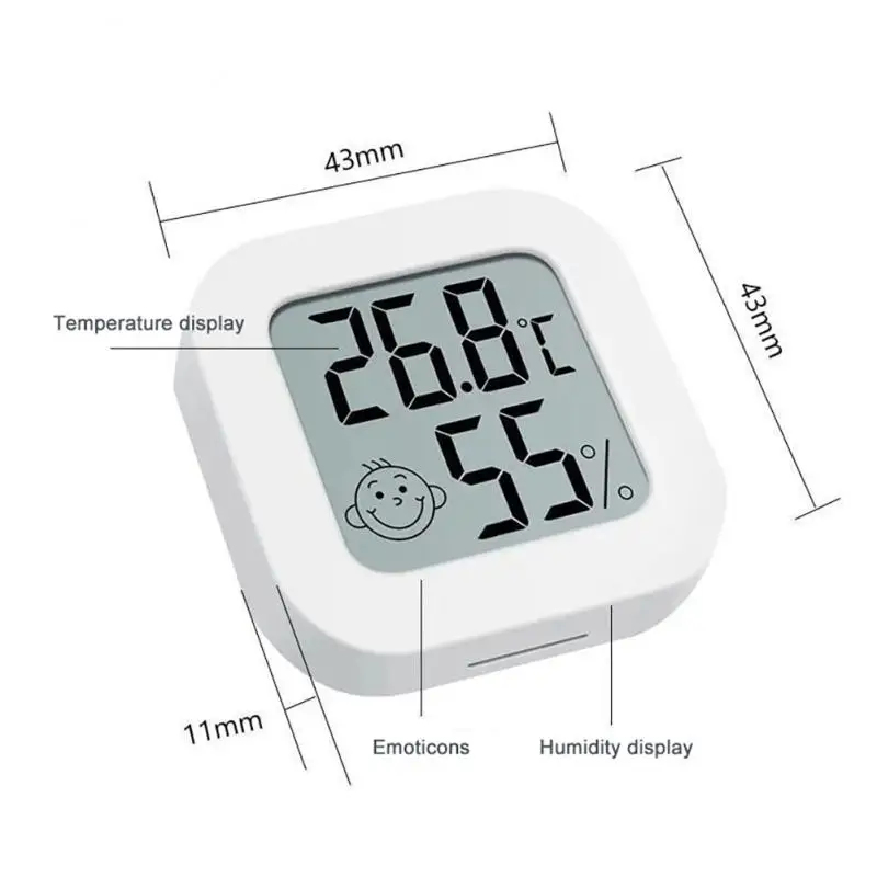 LCD Digital Thermometer Hygrom - Weather Station Indoor บทวิจารณ์และราคา