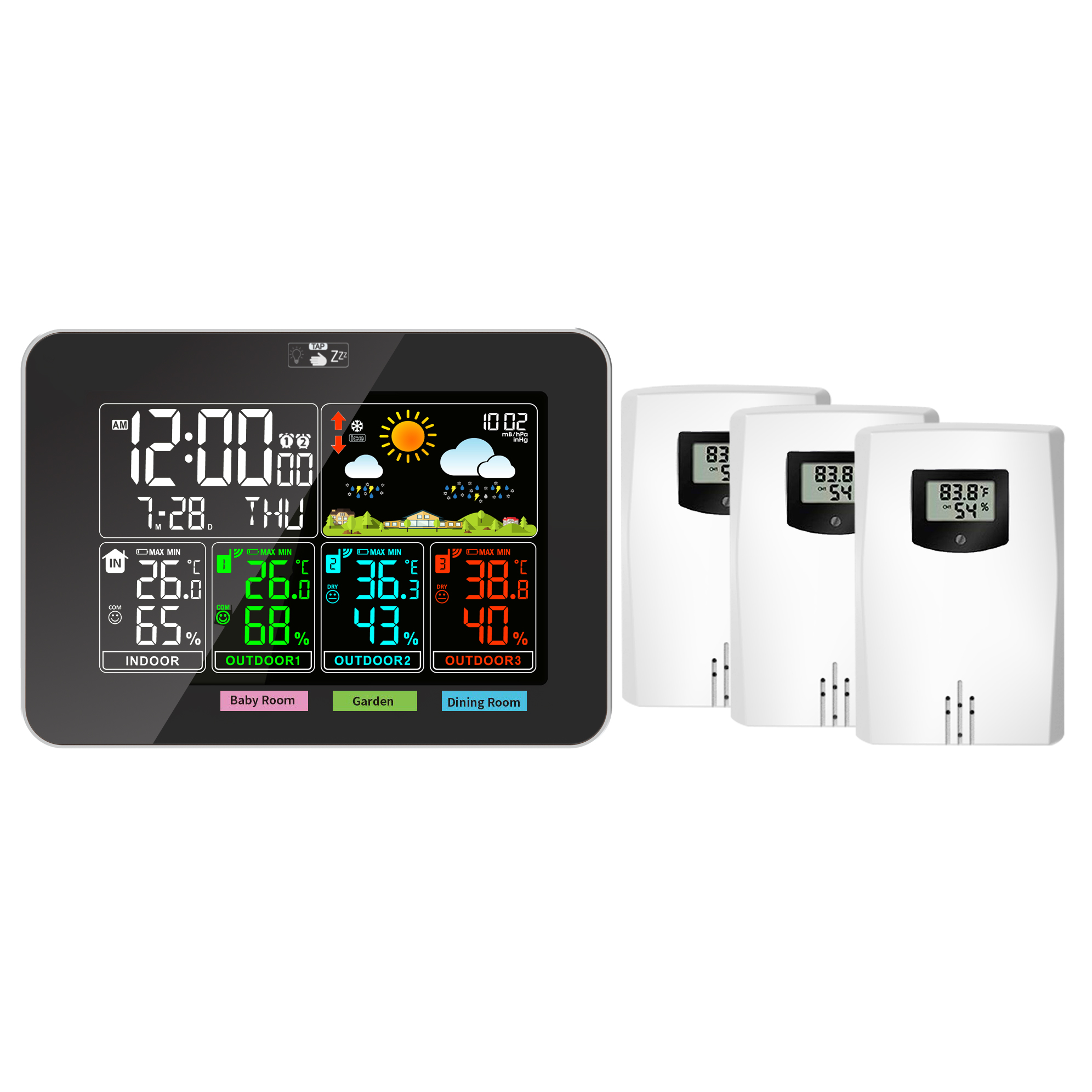 Weather Stations Wireless Indo - Weather Station Indoor บทวิจารณ์และราคา