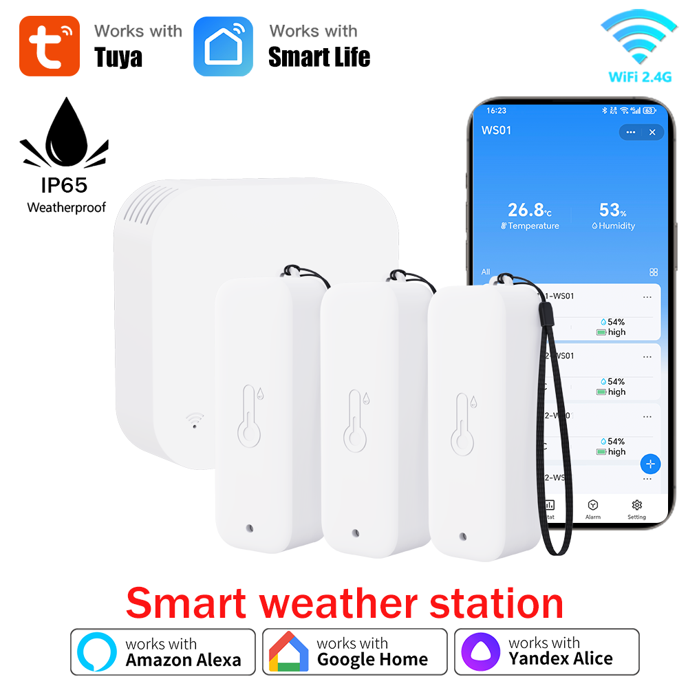 Tuya WIFI Smart Weather Statio - Weather Station Indoor บทวิจารณ์และราคา