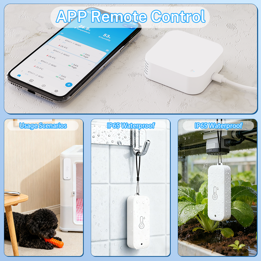 Tuya WIFI Smart Weather Statio - Weather Station Indoor บทวิจารณ์และราคา