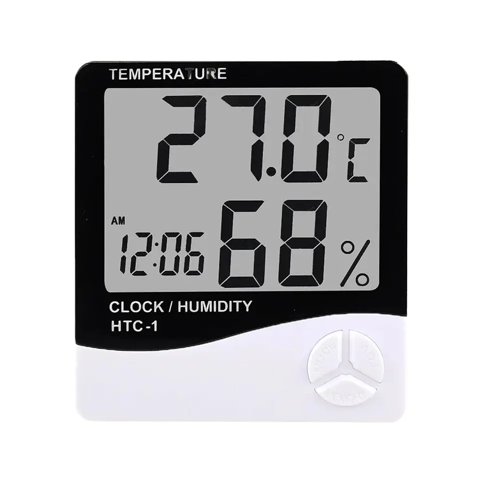 Indoor LCD Digital Thermometer - Weather Station Indoor บทวิจารณ์และราคา