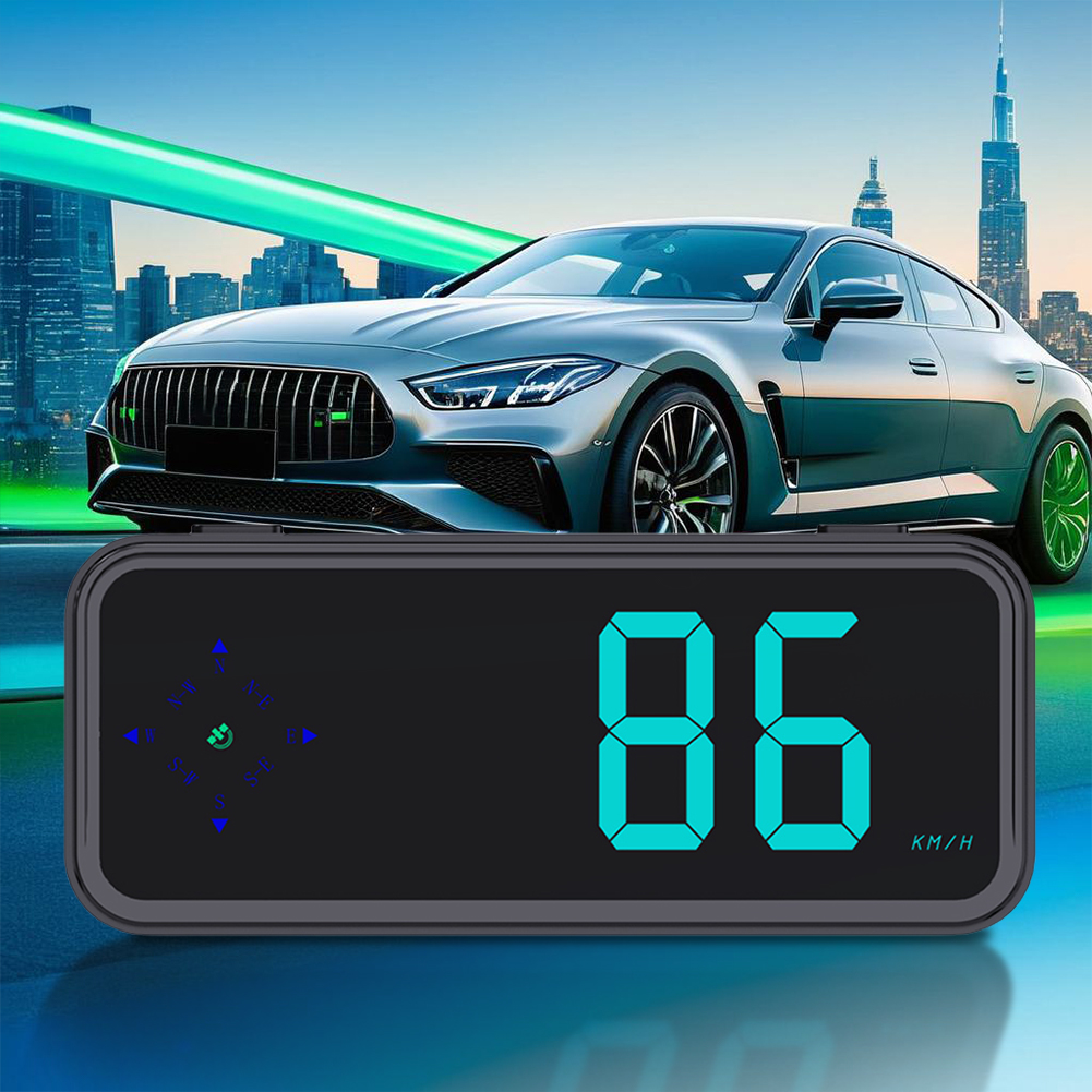 GPS Digital Speedometer Car He - Anemometer Wind Speed บทวิจารณ์และราคา