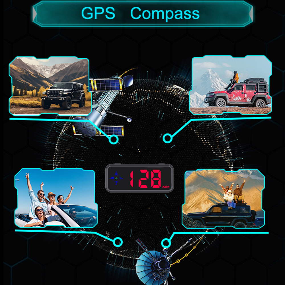 GPS Digital Speedometer Car He - Anemometer Wind Speed บทวิจารณ์และราคา