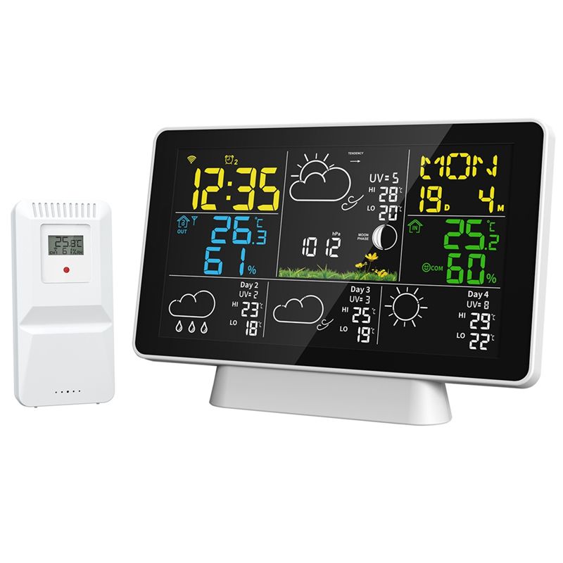 AEE8-LCD Weather Station Wirel - Weather Station Indoor บทวิจารณ์และราคา