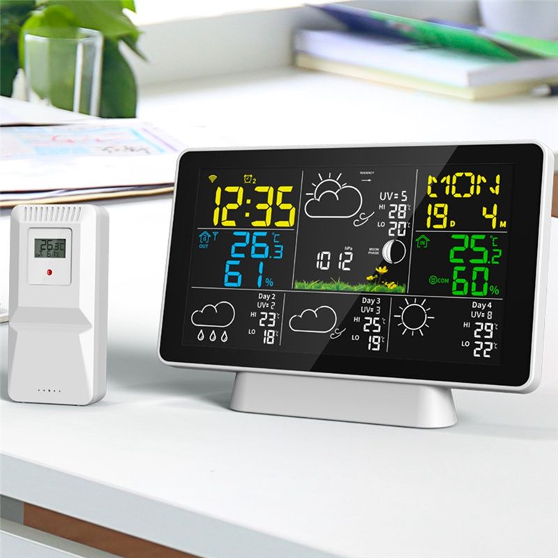 AEE8-LCD Weather Station Wirel - Weather Station Indoor บทวิจารณ์และราคา