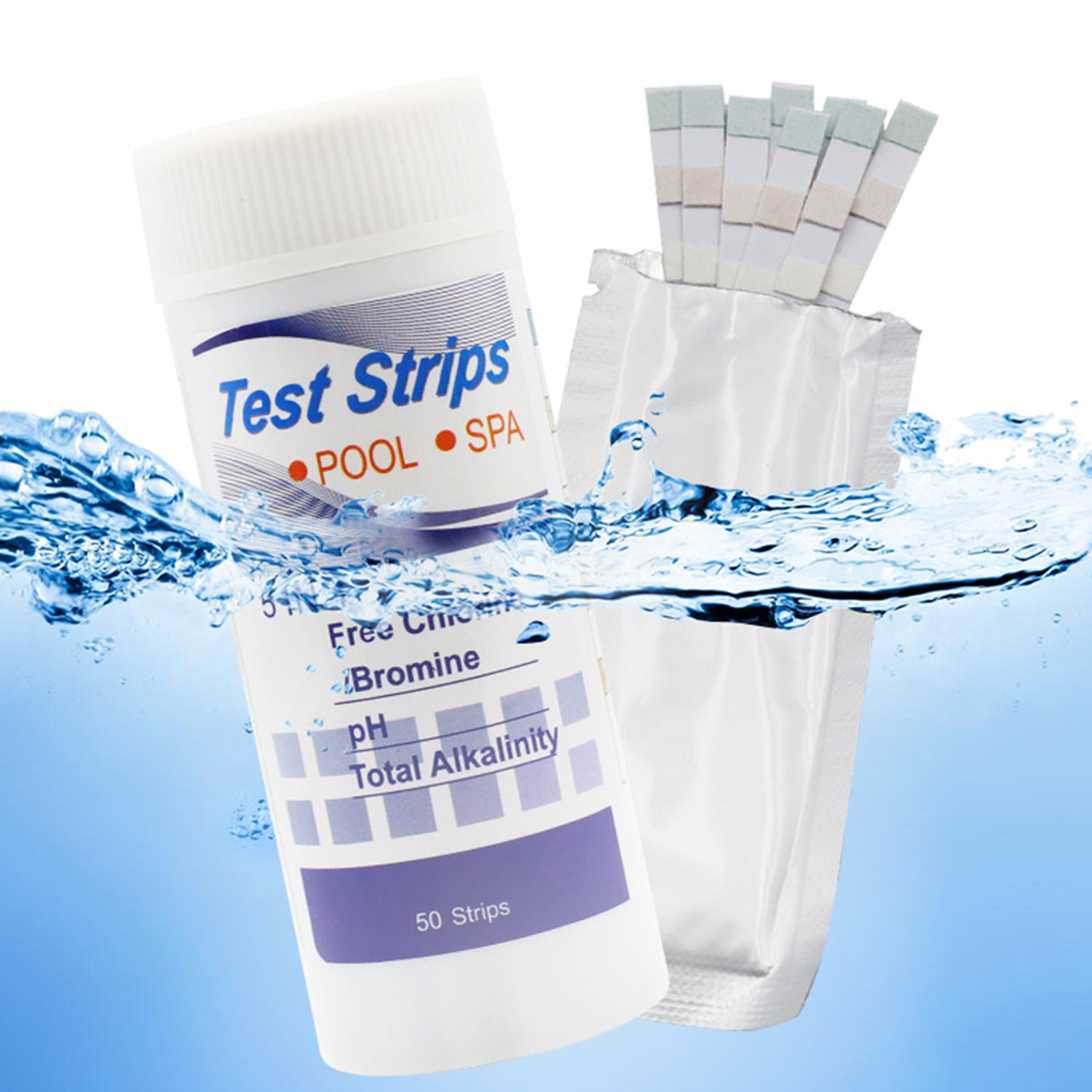 50pcs Multipurpose Chlorine PH - Ph Strip Test บทวิจารณ์และราคา