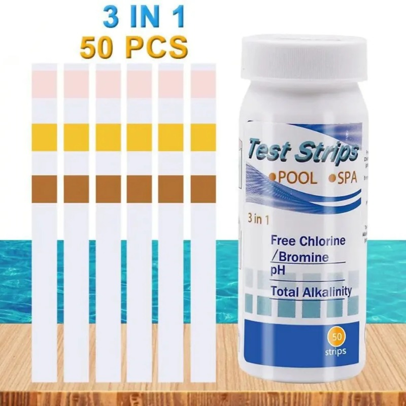 Chlorine PH Test Strips SPA Sw - Ph Strip Test บทวิจารณ์และราคา