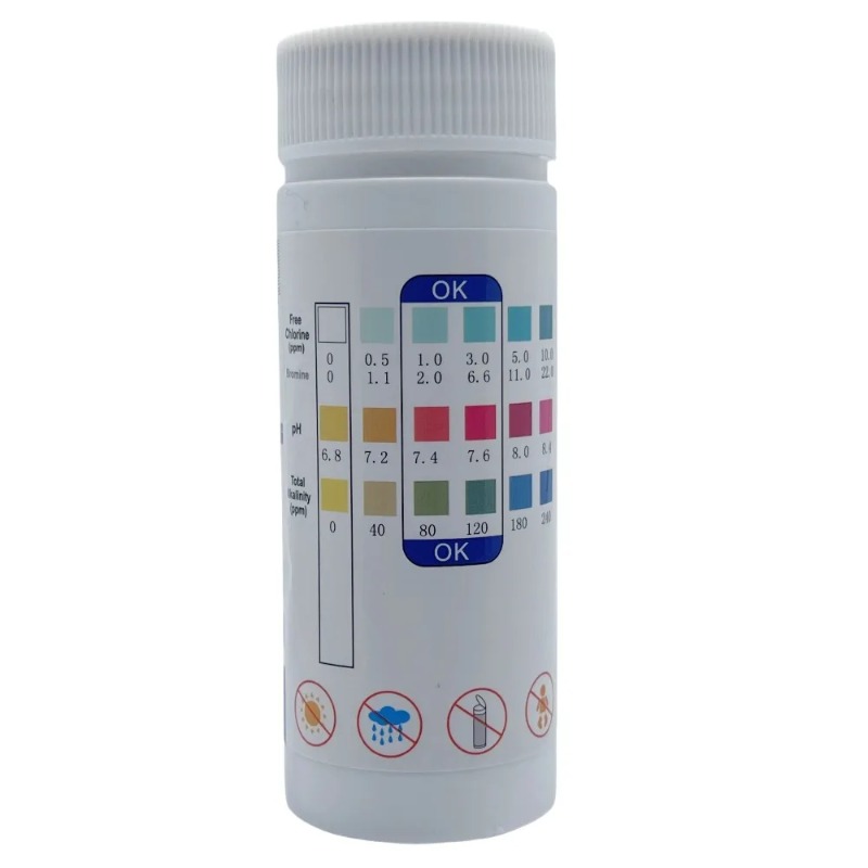 Chlorine PH Test Strips SPA Sw - Ph Strip Test บทวิจารณ์และราคา