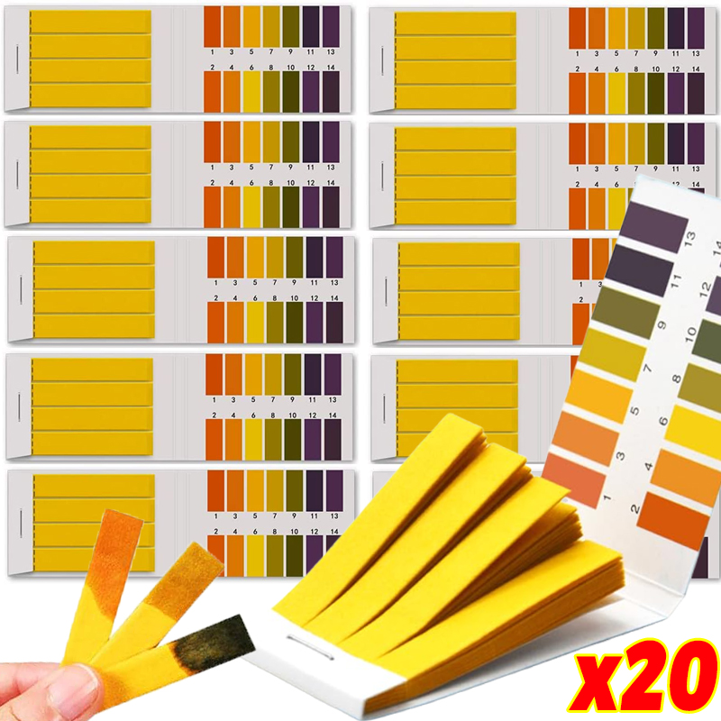 Universal pH Test Strips 1-14  - Ph Strip Test บทวิจารณ์และราคา