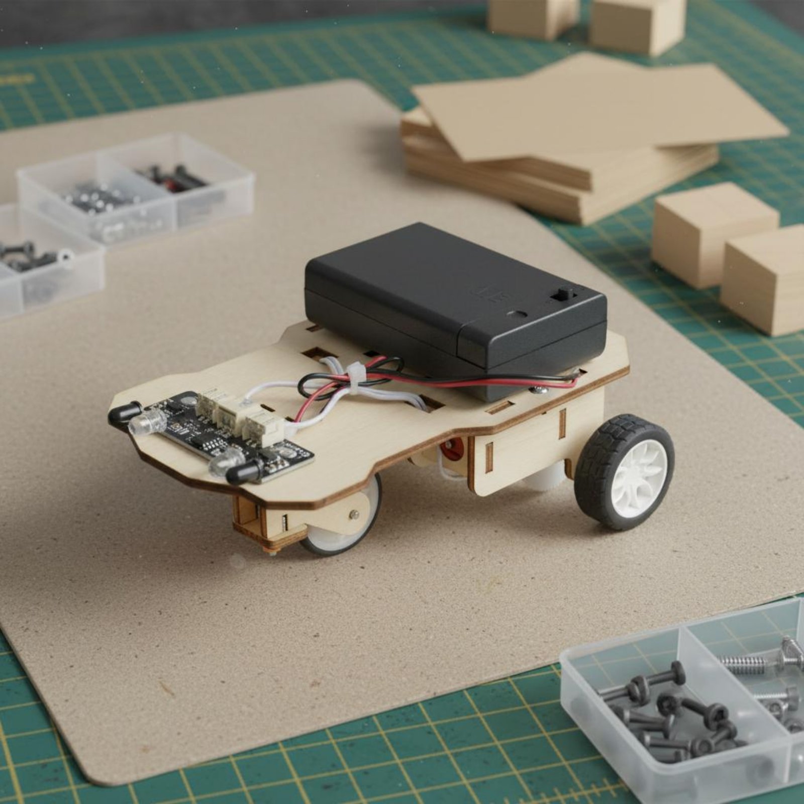 Wooden Intelligent Vehicle Kit - Science Kit บทวิจารณ์และราคา
