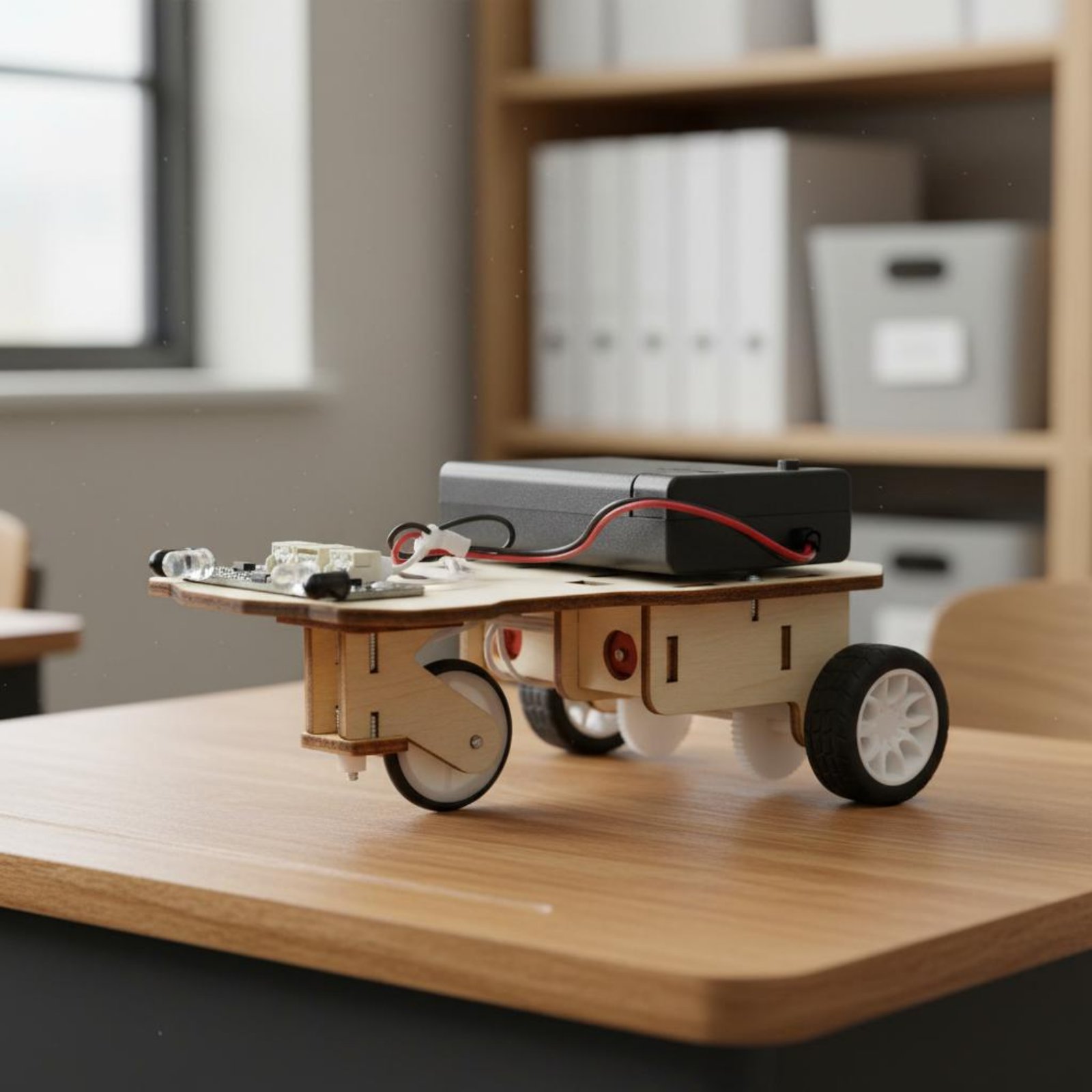 Wooden Intelligent Vehicle Kit - Science Kit บทวิจารณ์และราคา